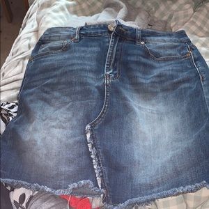 blue jean skirt never worn